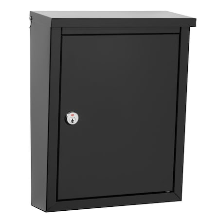 Perfectpatio Chelsea Wall-Mount Locking Mailbox - Black PE1508021